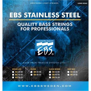 Струни для бас-гітари EBS SS-MD 5-strings (45-125) Stainless Steel