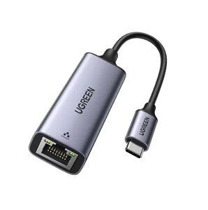 УЦІНКА! Зовнішня мережева карта / Мережевий адаптер USB type C Ugreen CM209 Gigabit Ethernet LAN RJ45 (50737)