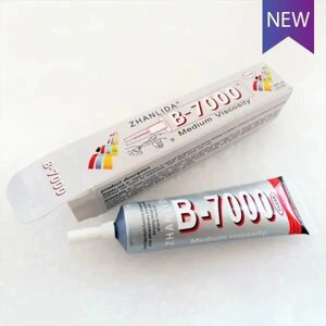 Клей B-7000 ZHANLIDA 50 мл, клей-герметик B7000 для тачскринів, дисплеїв DNS