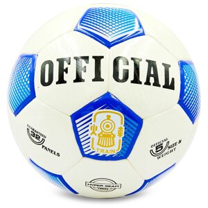 М'яч футбольний №5 PU HYDRO TECHNOLOGY OFFICIAL FB-0178 кольори в асортименті (5, 5 сл., зшитий вручну)