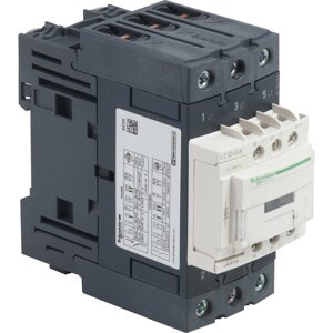 Контактор LC1d40ABD D 3P, 40а, ано+нз,24B, DC schneider electric