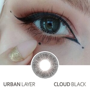 Кольорові контактні лінзи Urban Layer Cloud Black