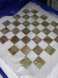 Ексклюзивний набір шахмат з натурального каміння - Пакистан.