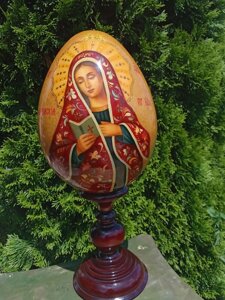 Ікона Калузька Божа Матір на Великодньому яйце-31см.
