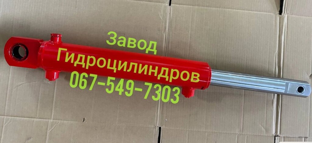 Гідроциліндр ГЦ80.55.390.890.40 повороту колони (ланцюговий) бульдозерів ЕО-2621 та ін. від компанії Завод Гідроциліндрів - фото 1