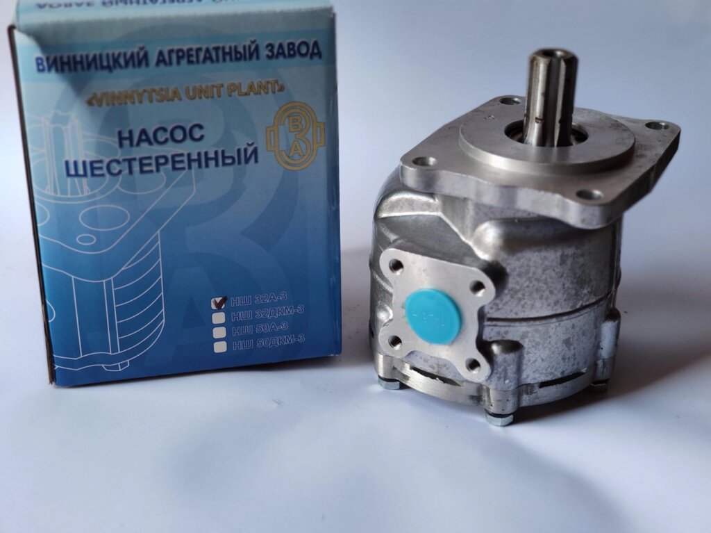 Насос Шестерний НШ 32А-З (лівого- правого обертання) Круглий МТЗ ТОВ «ТД «ВАЗ» від компанії Завод Гідроциліндрів - фото 1
