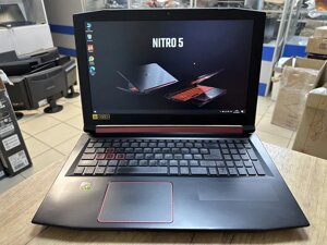 Ноутбук acer nitro 5 15.6" FHD IPS i5 8300H/8gb/256gb SSD/GTX 1050ti-4gb