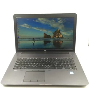 Ноутбук HP zbook 17 G4|17.3FHD/E3-1535M/32GB/quadrop4000 8GB/512SSD+1TB HDD б/в
