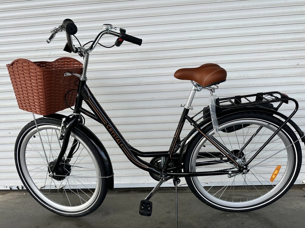 Електровелосипед дорожник кристал 26 дюйма 36v-500w (15 A акумулятор) від компанії velo-life - фото 1