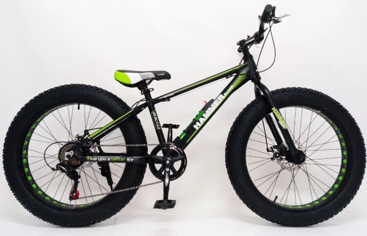 FAT Bike Hammer Entrice S800 24 дюйми 14 рам від компанії velo-life - фото 1