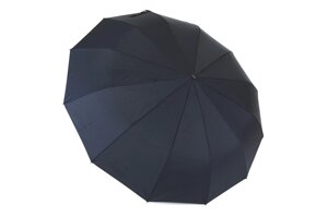 Чорна підсилена парасолька на 12 шпиць