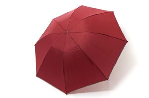 Однотонна бордова полегшена парасолька атвомат виворотного механізму