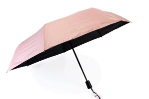 Однотонна пудрова полегшена парасолька атвомат