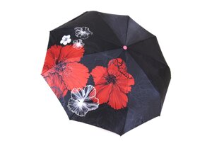 Жіноча атласна парасолька з квіткою