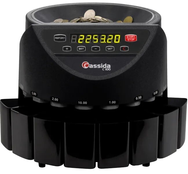 Лічильник-сортирувальник монет C100 Cassida від компанії PROFTechnika - фото 1