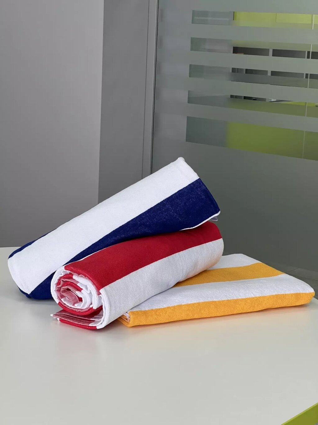 Махровий рушник 90х170 см 100% бавовна 450 г/м2 в асорт від компанії IDEAL TEXTILE: махрові рушники, халати, постільна білизна - фото 1