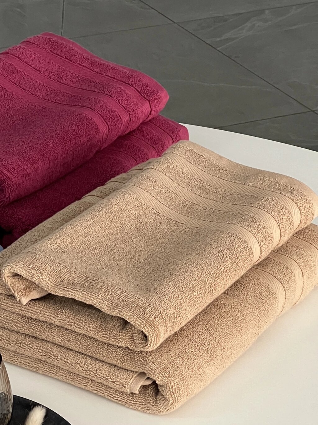 Рушник махровий Косичка 70х140 см 100% бавовна 500 г/м2 пурпуровий від компанії IDEAL TEXTILE: махрові рушники, халати, постільна білизна - фото 1