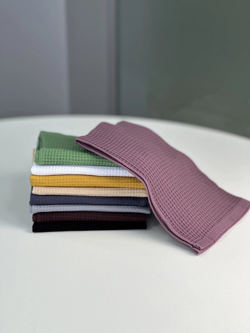 Вафельний кухонний рушник 40х60 см 100% бавовна 240 г/м2 від компанії IDEAL TEXTILE: махрові рушники, халати, постільна білизна - фото 1