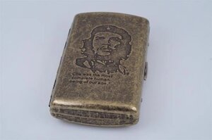 Портсигар "Че Гевара" металевий, бронза (на 12 шт. цигарок) арт. 02747