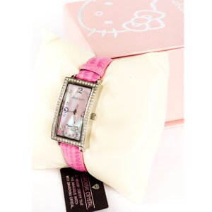 Годинник Hello Kitty Swarovski Sanrio Сіро-рожевий 4045316503094