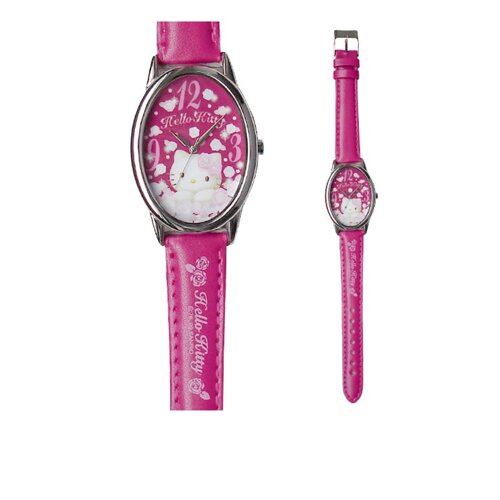Годинник наручний Hello Kitty Sanrio Малиновий 4045316252008