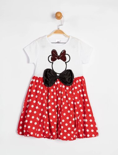 Сукня Minnie Mouse 3 року (98 см) Disney (ліцензована) Cimpa червоно-біле MN15551