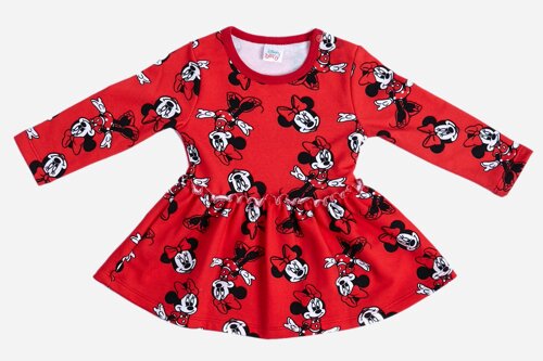 Платье Minnie Mouse Disney 86-92 см (18-24 мес) MN18380 Красный 8691109932617