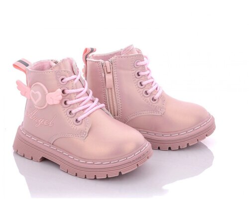 Демісезонні черевики для дівчаток BBT Kids R6210-1/24 Рожеві 24 розмір