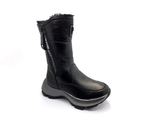 Зимові чоботи для дівчаток Tom. m B00935/38 Чорні 38 розмір