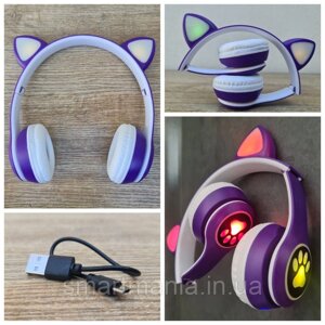 Бездротові навушники з вушками VIV 23M фіолетовий