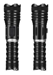 Ручний акумуляторний ліхтар RB-267 кишеньковий ліхтарик із зумом Zoom P99 18650 Type-C