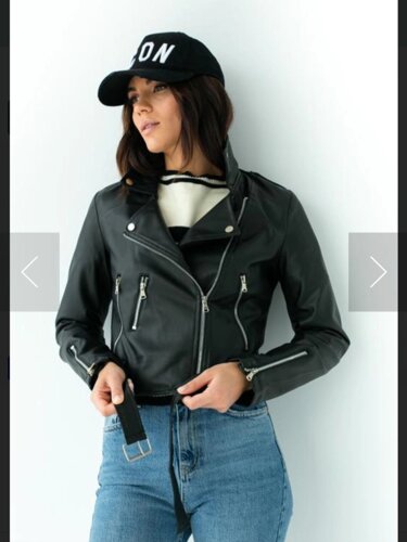 Куртка жіноча косуха екокожа коротка. Хіт весна 2022. Розміри S, M,L.