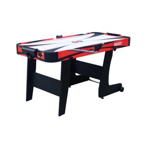 Аерохокей дитячий + ігровий стіл МДФ + сімейна гра Аерохокей червоний 152х74х80см