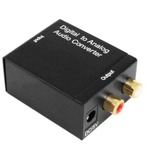 Аудіосигнальний перетворювач — Coaxial / Toslin Spdif — RCA ЄС адаптер