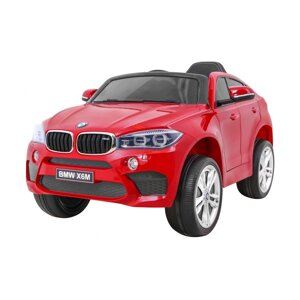 Дитячий електромобіль BMW X6M, червона фарба + пульт дистанційного керування + EVA + безплатний запуск +