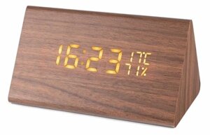 Настільний годинник будильник температура вологість дата