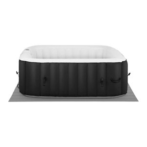 Сад jacuzzi - 900 l - 6 людей - чорно -білі Uniprodo EX10250484 сад jacuzzi