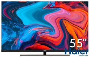 Телевізор 55 дюймів Haier H55S900UX (4K Smart TV QLED WI-FI Bluetooth)