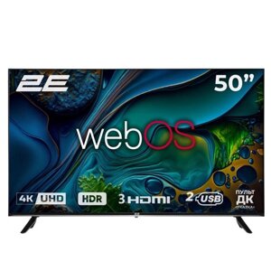 Телевізор 50 дюймів 2E 2E-50A07KW (4K Google TV DLED WI-FI Bluetooth)