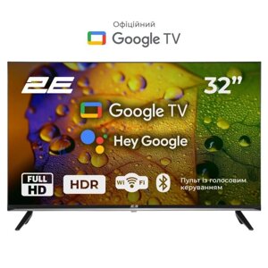 Телевізор 32 дюйми 2E 2E-32A07KH (Google TV DLED WI-FI Bluetooth)