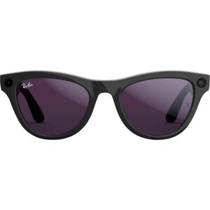 Смарт-окуляри Ray-Ban Meta Skyler Gen2 Standard Shiny Black Frame/Clear to Amethyst Transitions Lenses RW4014 601/CH