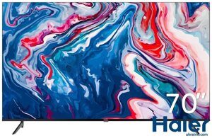 Телевізор 70 дюйми Haier H70K801UG (4K Smart TV WI-FI Bluetooth)