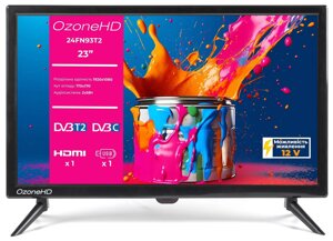 Телевізор 24 дюйми Ozonehd 24FN93T2 (FullHD VA Т/Т2/С 60Hz)