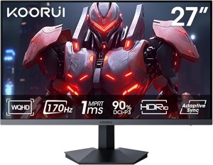 Монітор 27 дюймів Koorui GN03 (QHD VA 170Гц 1ms)
