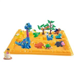 Тісто для ліплення Play Doh Динозаври 4 кольори тіста Різнобарвний (142937) D14-2025