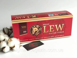 Гільзи для набивання сигарет Lew 500 шт.