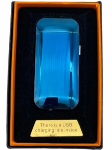 Запальничка USB 2-а електроімпульсу 668 синя