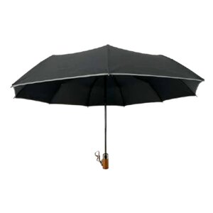 Напівавтоматична чоловіча парасолька Grunhelm UAO-1005RH-76GM, чорна