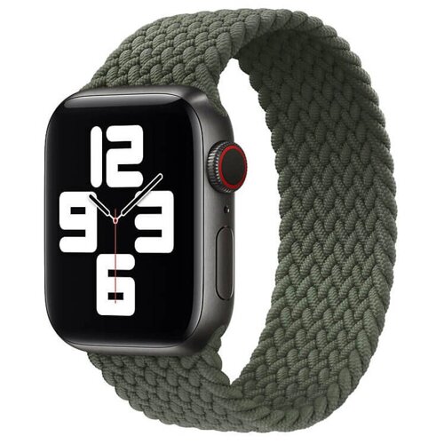 Ремінь Braided Solo Loop для Apple watch (L) 42mm/44mm зеленим (203300)