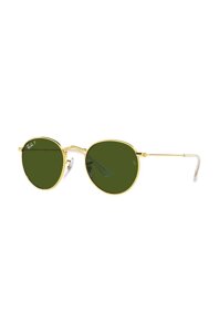 Дитячі сонцезахисні окуляри Ray-Ban Round Kids колір зелений 0RJ9547S-Polarized